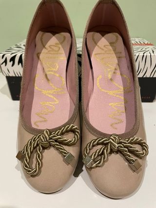 Manoletinas Callaghan Beige Talla 37