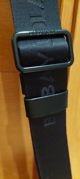 Bolso bandolera Bimba y Lola negro y plateado