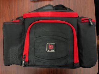 Mochila BeFit Bags Grande Prozis Negra Roja