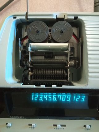 Olivetti Logos 812 calcolatrice da tavolo + stampa