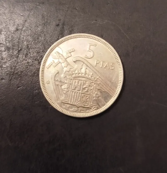 Moneda 5 Pesetas Franco 1957