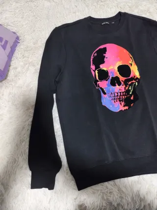 Sudadera Antonio Morato Negra Calavera
