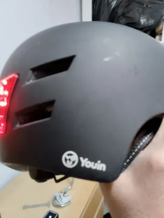 Casco homologado Patinete Eléctrico Negro Youin lu