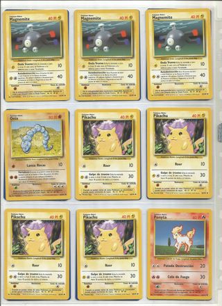 Pokémon TCG - Cartas Pokémon - Base Set incompleto