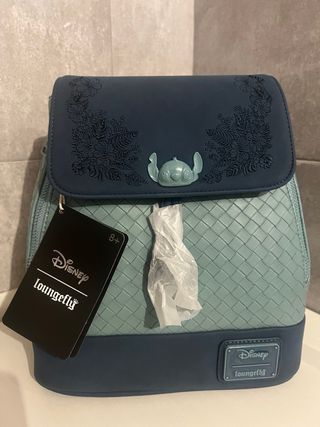 Loungefly Disney Stitch Mochila Azul