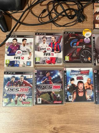 Consola PS3 + Volante y Juegos