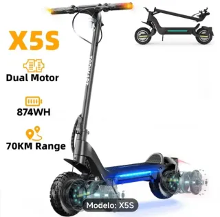 Patinete Eléctrico X5S Dual Motor