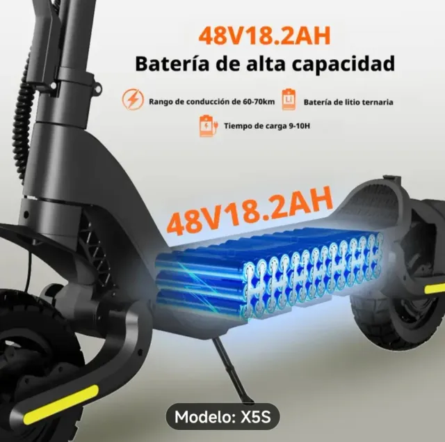 Patinete Eléctrico X5S Dual Motor