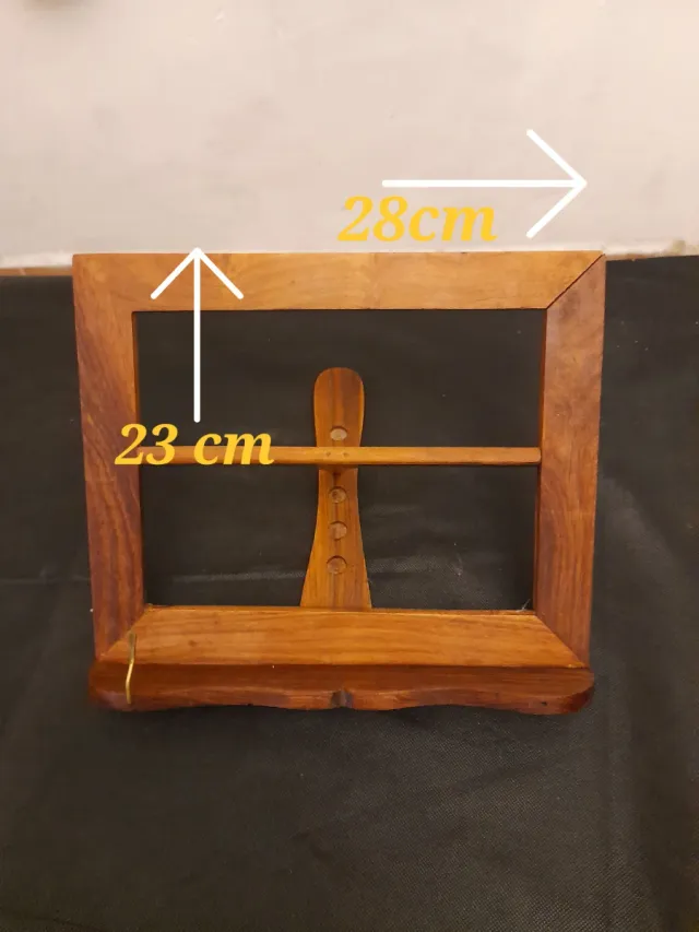 Atril da tavolo in legno per spartiti