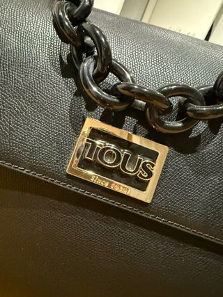 Bolso Tous Negro Cadena Negra