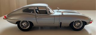 Jaguar E-Type Burago 1/18 Plata