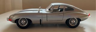 Jaguar E-Type Burago 1/18 Plata