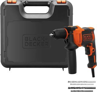 Taladro Percutor BLACK+DECKER 710W + Maletín