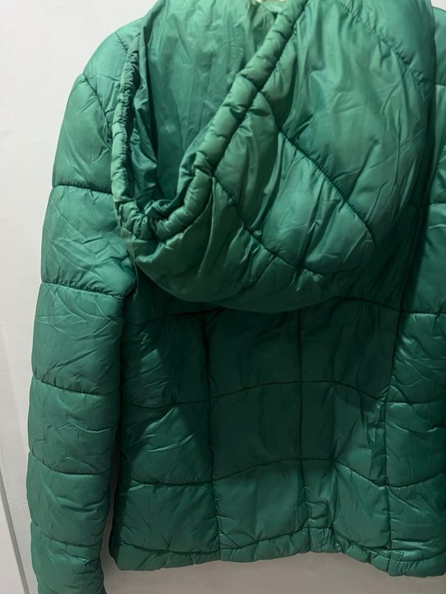 Chaqueta verde Bershka Talla XS