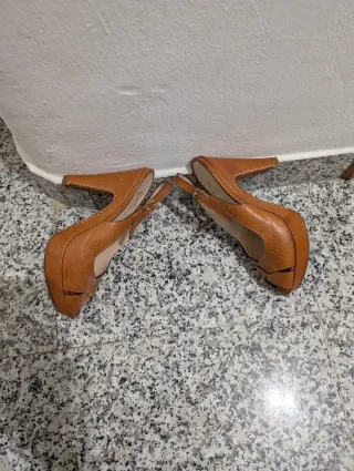 Fratelli Bruglia Scarpe Tg 38.5 Vero cuoio.