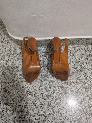 Fratelli Bruglia Scarpe Tg 38.5 Vero cuoio.