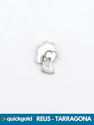 035-03-00502 COLGANTE ORO BLANCO 18K CORAZON