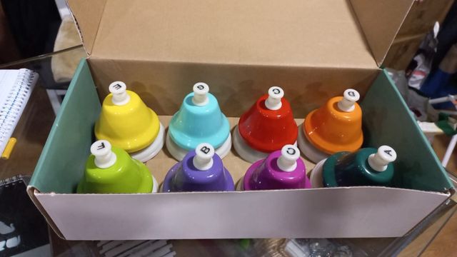 Set di 8 campane musicali Twiddlers