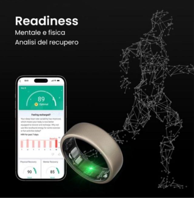Amazfit Helio Smart Ring Taglia 8 Anello Fitness