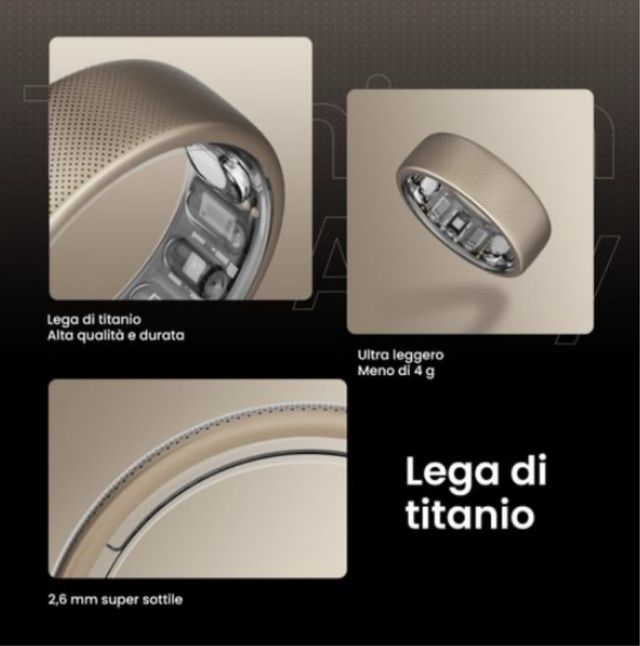 Amazfit Helio Smart Ring Taglia 8 Anello Fitness