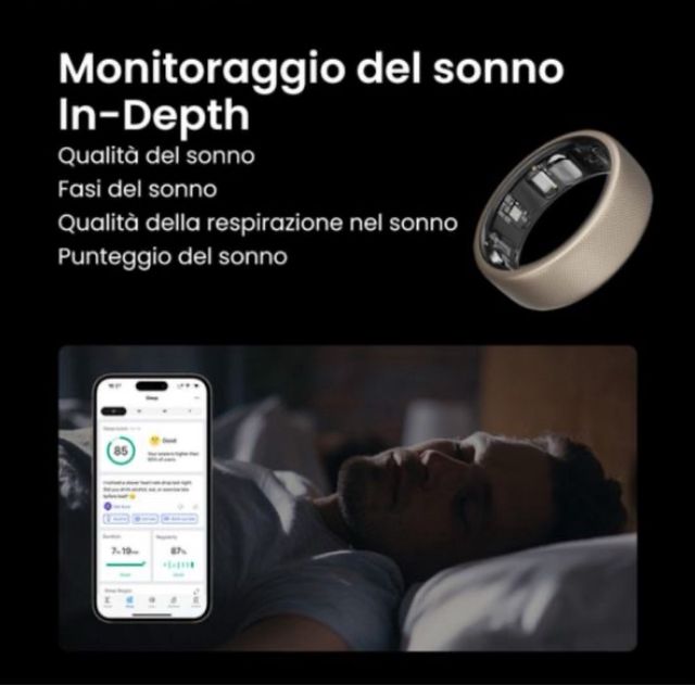 Amazfit Helio Smart Ring Taglia 8 Anello Fitness