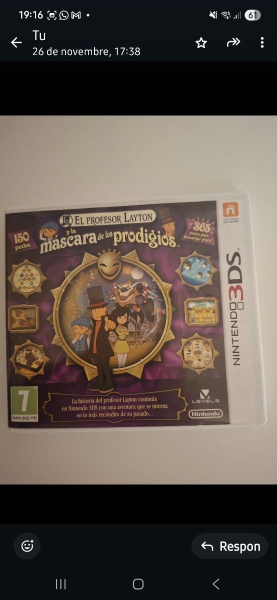 Gioco Nintendo 3DS Il Professor Layton