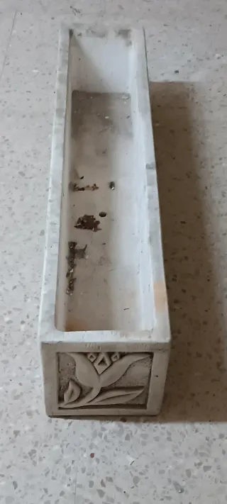 Conjunto 2 jardineras de piedra Soria