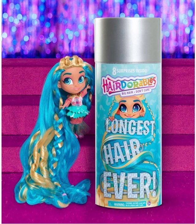 NUEVA! Bambola Hairdorables con i capelli più lunghi mai visti, nuova