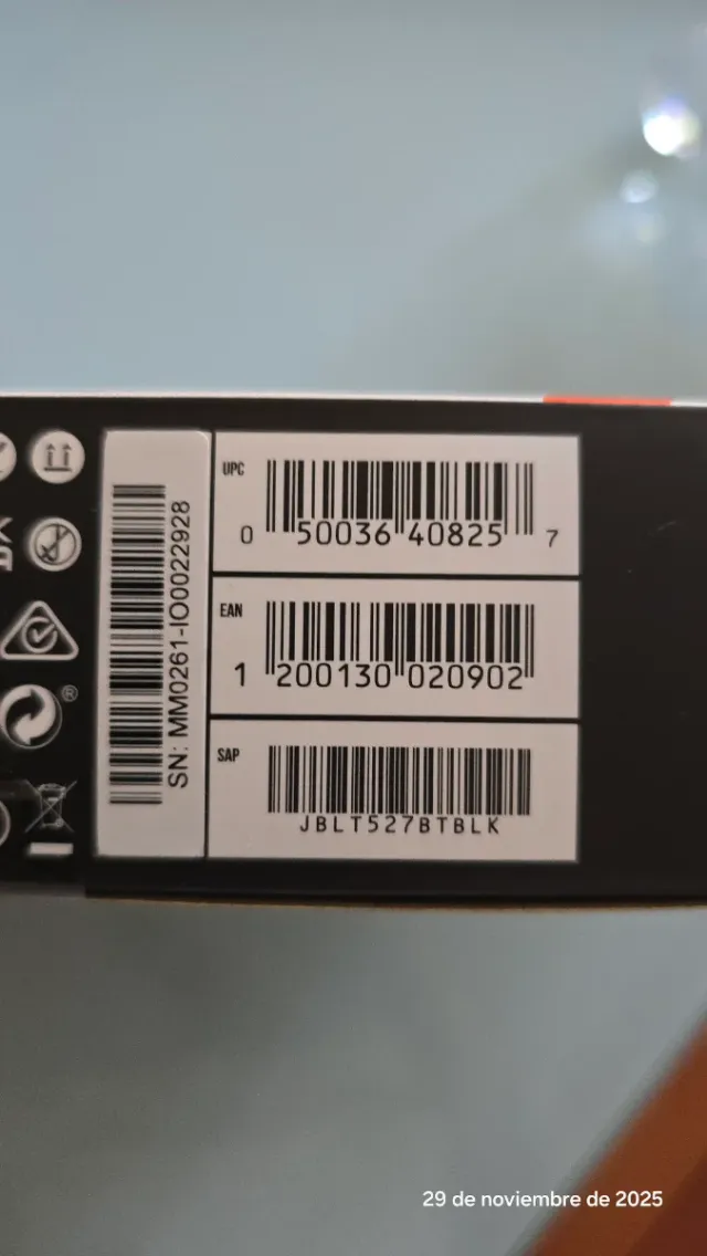 Auriculares JBL Tune 527BT Bluetooth Negros