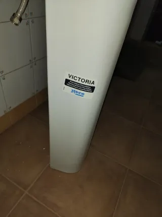 Lavabo de pedestal blanco