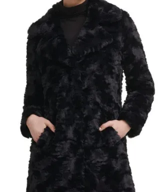 Abrigo de Astracán Negro Talla 44