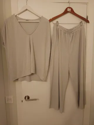 Conjunto Mujer Plata NUEVO