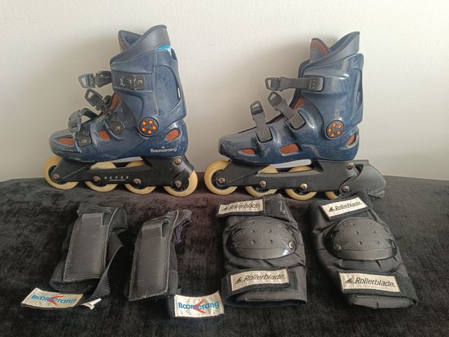 PATINES BOOMERANG NEXUS CON BOLSA Y PROTECCIONES