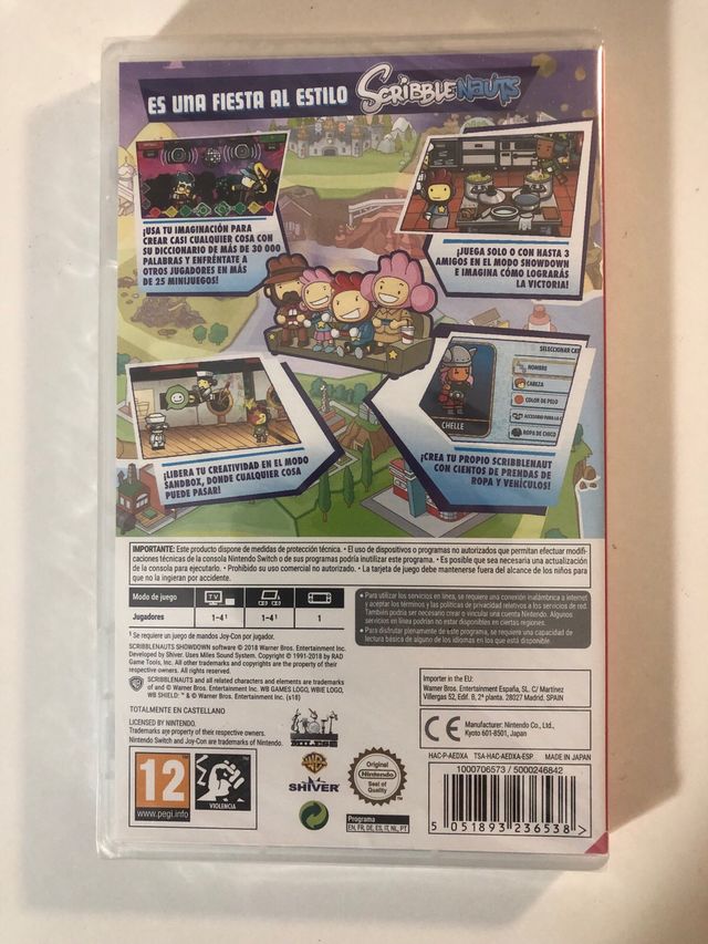 Scribblenauts Showdown Nuovo Esp Switch