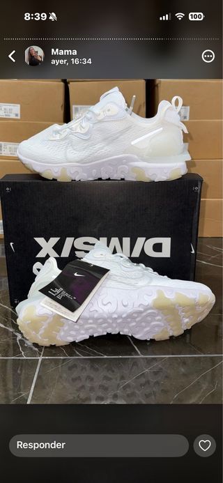 Nike React Vision Blancas