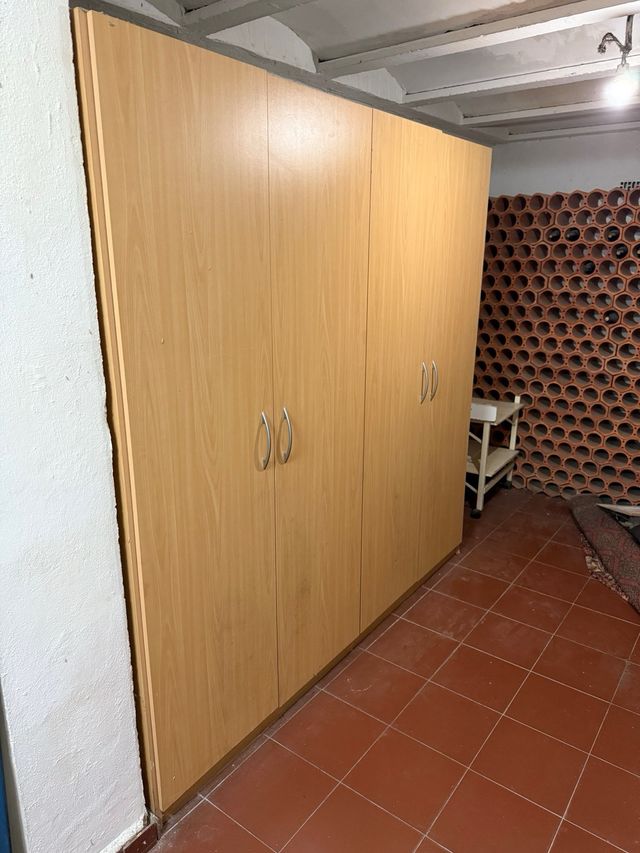 Armario ropero grande 4 puertas