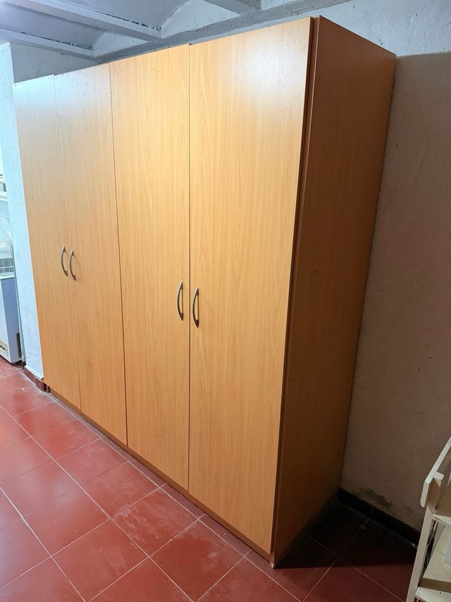 Armario ropero grande 4 puertas