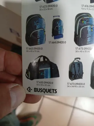 Bolsa Deporte/Viaje Busquets MEDIDAS 54X24X22