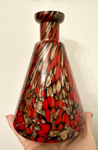 Vaso Murano Antico V. Nason Avventurina