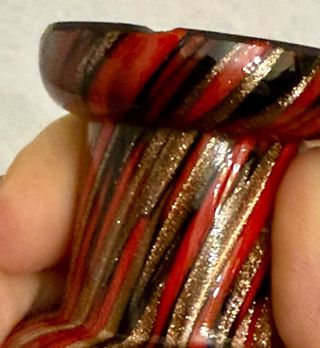 Vaso Murano Antico V. Nason Avventurina