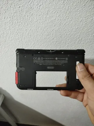 Cover posteriore Nintendo 3DS XL nera