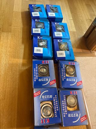 Kit Focos Halógenos Empotrables Aura