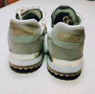 Zapatillas Munich Sunset Mujer Gris Blanco