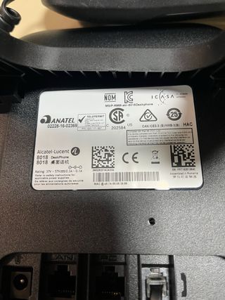 Telefono Alcatel-Lucent Nero/Grigio