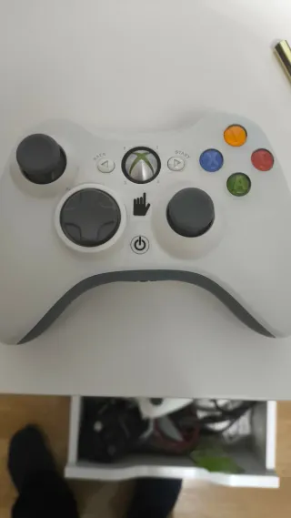 Mando Xbox 360 Inalámbrico Blanco