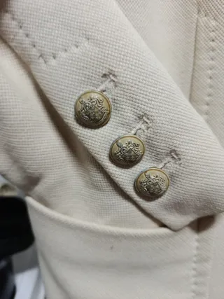 Americana Zara Woman Talla L Beige