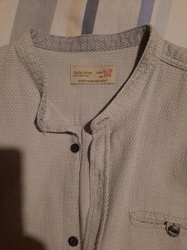 Camisa niño gris 11/12 años