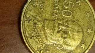 Moneda 50 céntimos Grecia 2002