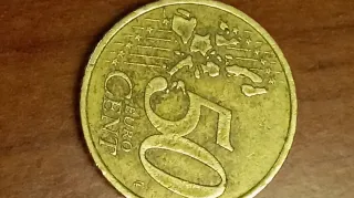 Moneda 50 céntimos Grecia 2002