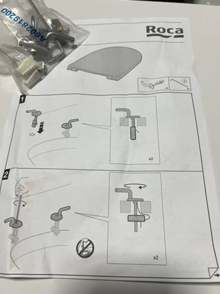 Tapa Inodoro Roca The Gap Square Blanca